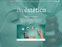 Tablet Screenshot of bioestetica.co